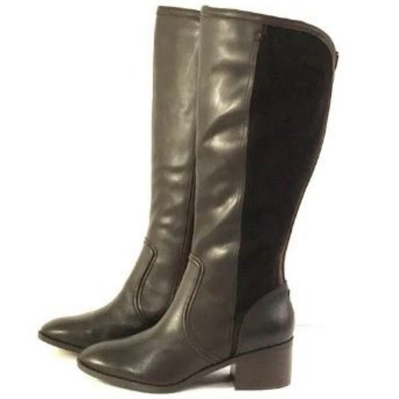 Marc Fisher Shoes - Marc Fisher Wide Calf Leather Tall Shaft Boots